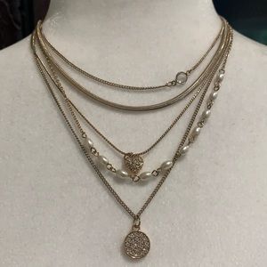 Guess necklace with 5 chains